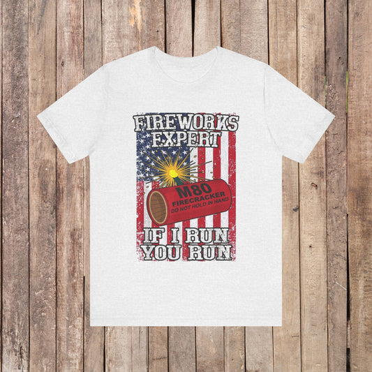 Fireworks Expert 4th of July Unisex Jersey Short Sleeve Tee