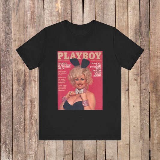 Playboy Dolly Parton Unisex Jersey Short Sleeve Tee